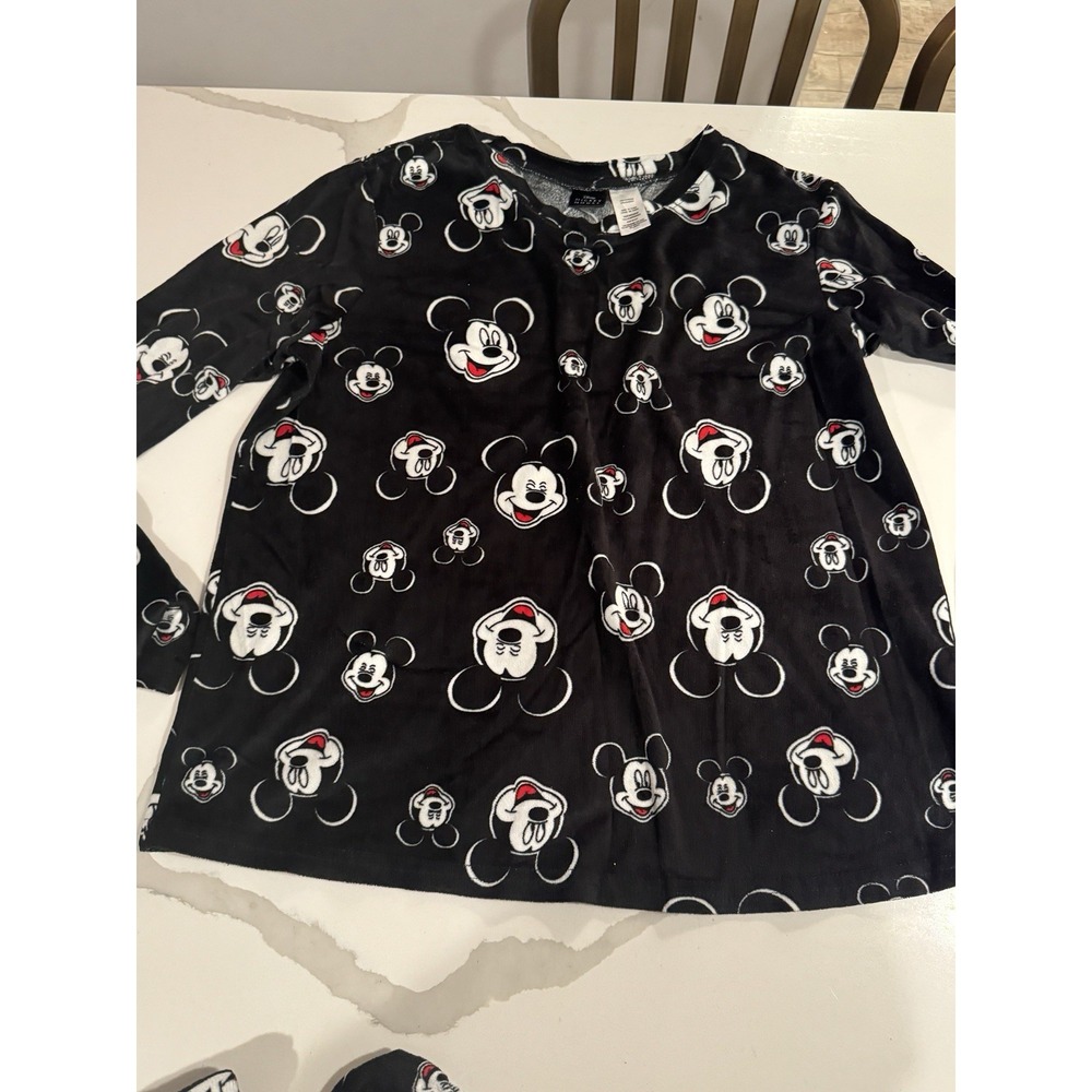 Disney Mickey Mouse Women's 2 Piece Lounge Pajama‎ Set Size Medium